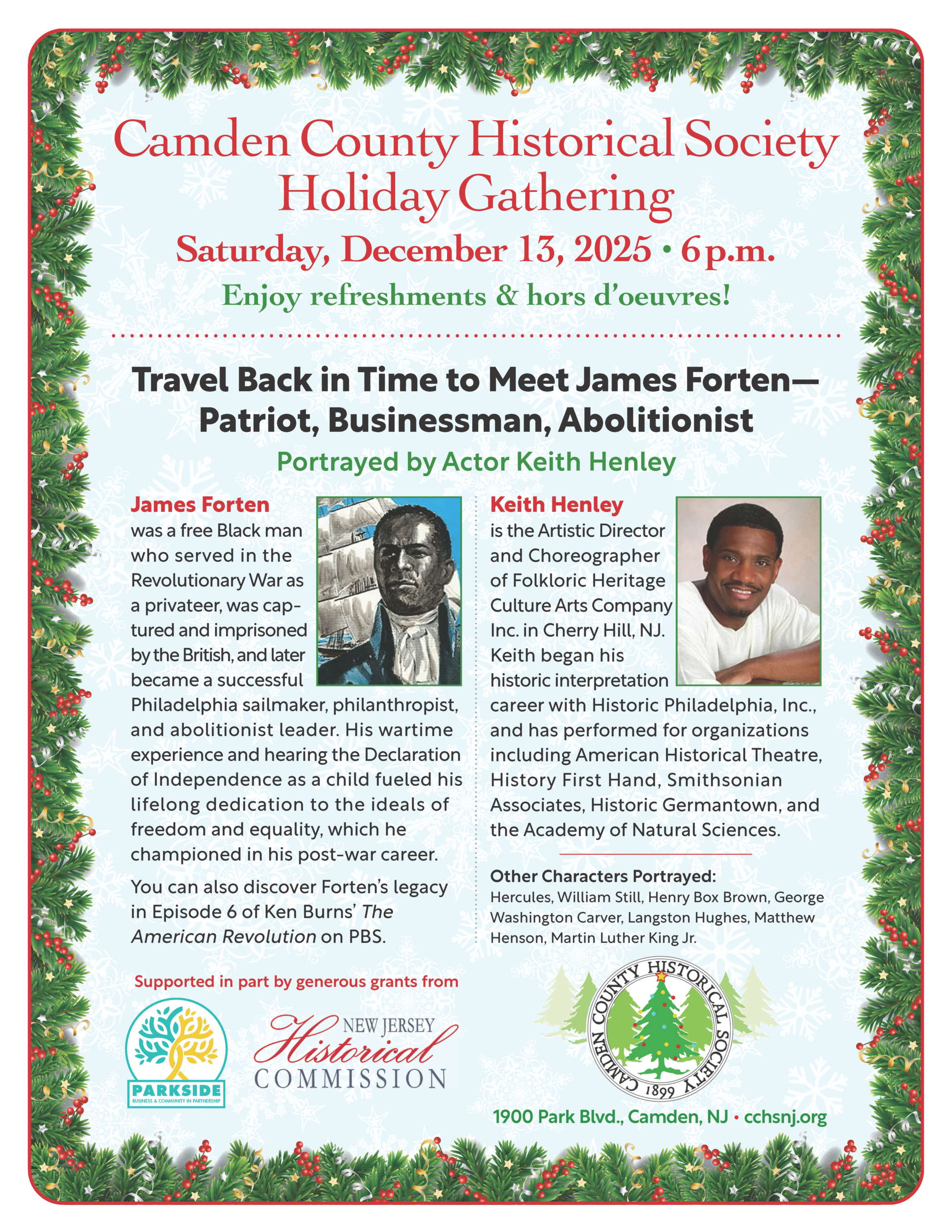 Camden County Historical Society Holiday Gathering