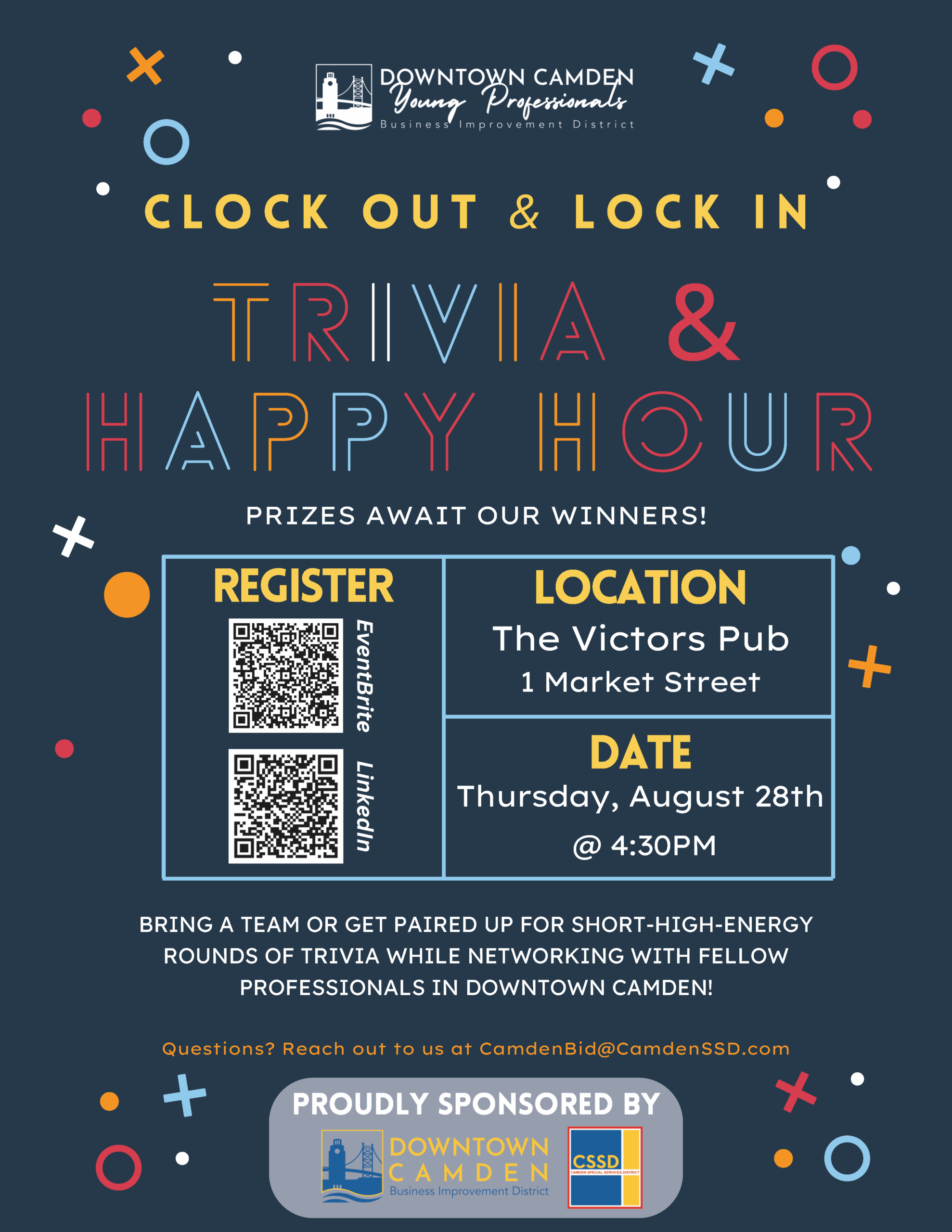 Downtown Camden Young Professionals Trivia and Happy Hour